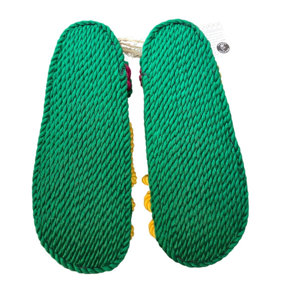 Nomadic State of Mind Rope Sandals Multicolor Unisex Size 39 Washable Boho - Picture 6 of 7